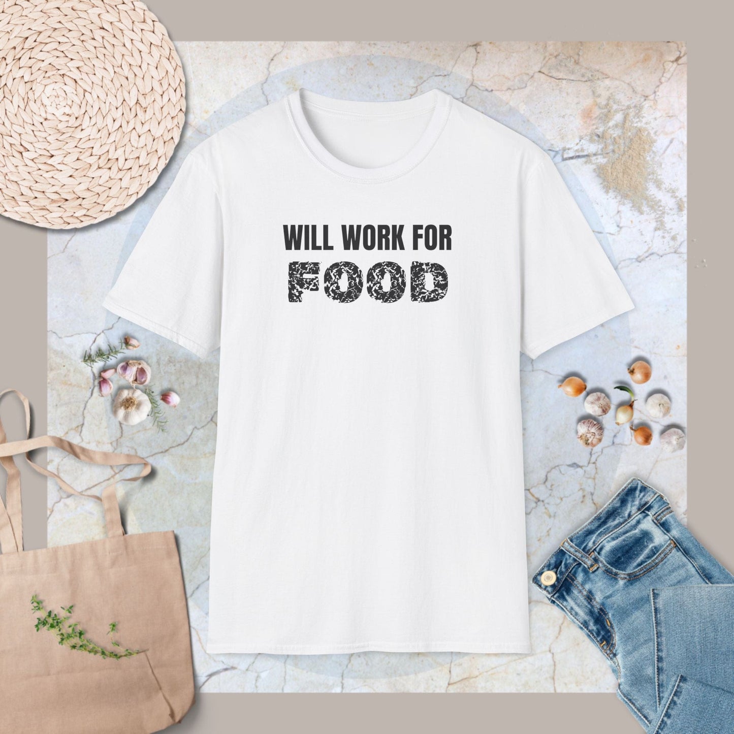 Will work for food T-Shirt