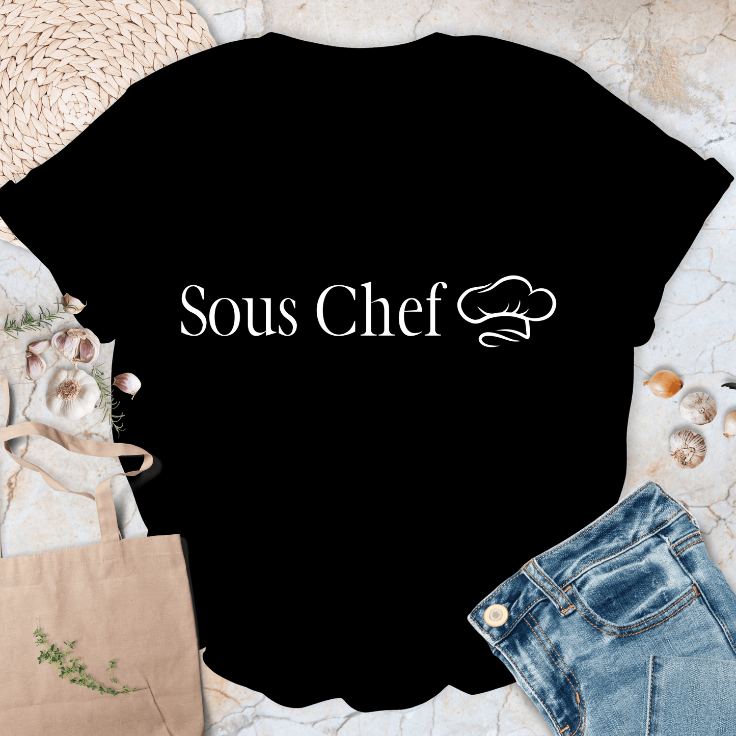 Head Chef/Sous Chef Couple T-Shirt