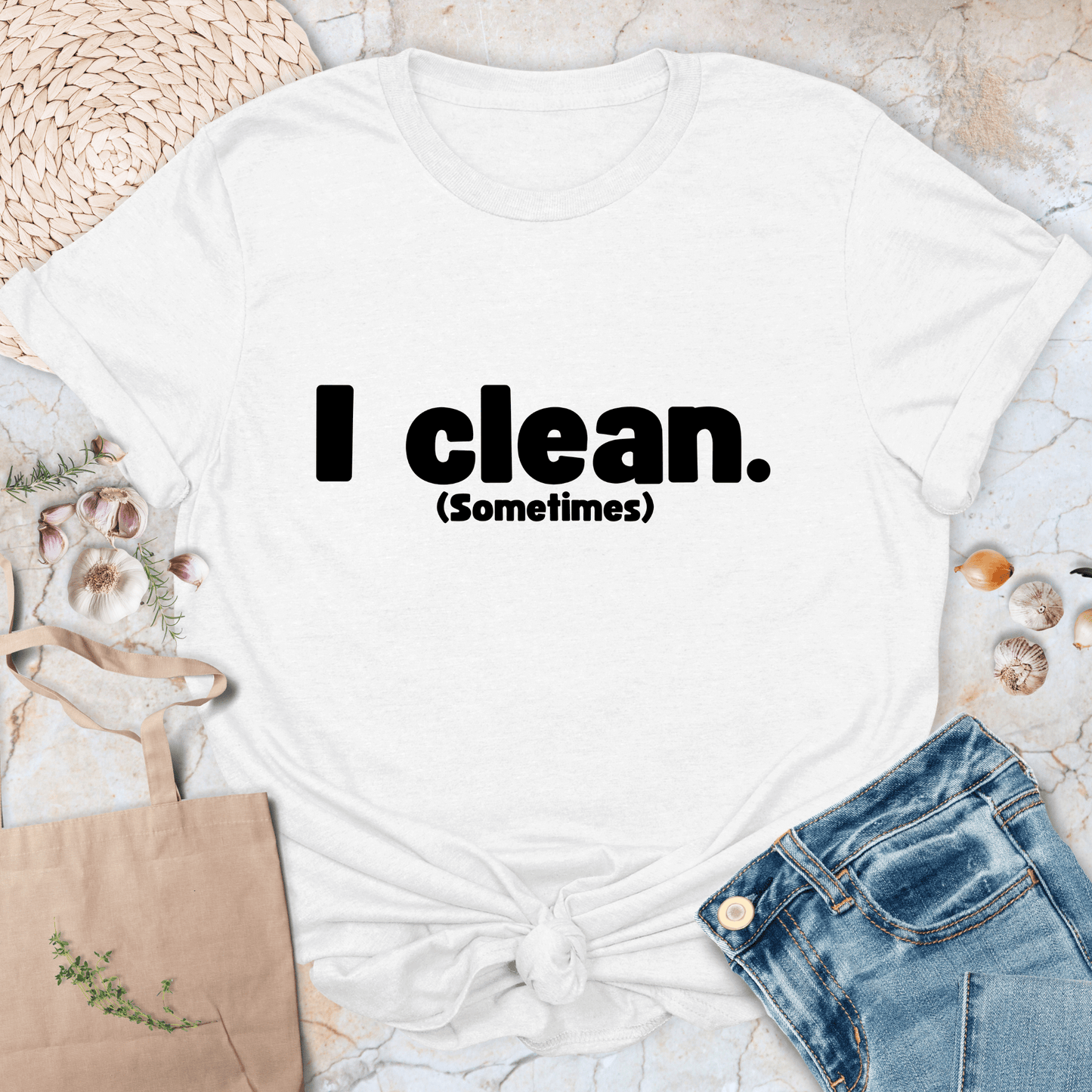 I cook / I clean Couple T-Shirt