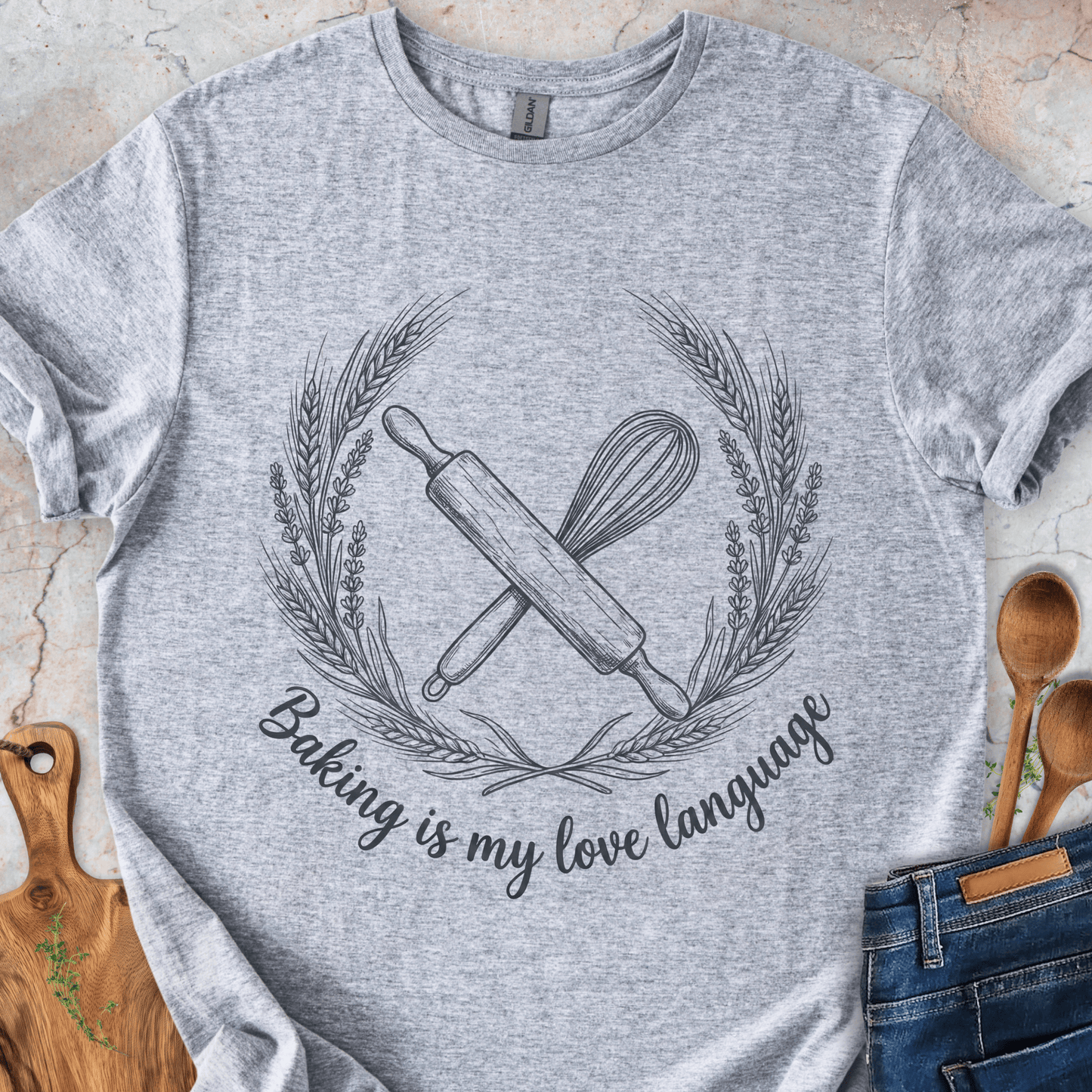Baking Is My Love Language T-Shirt