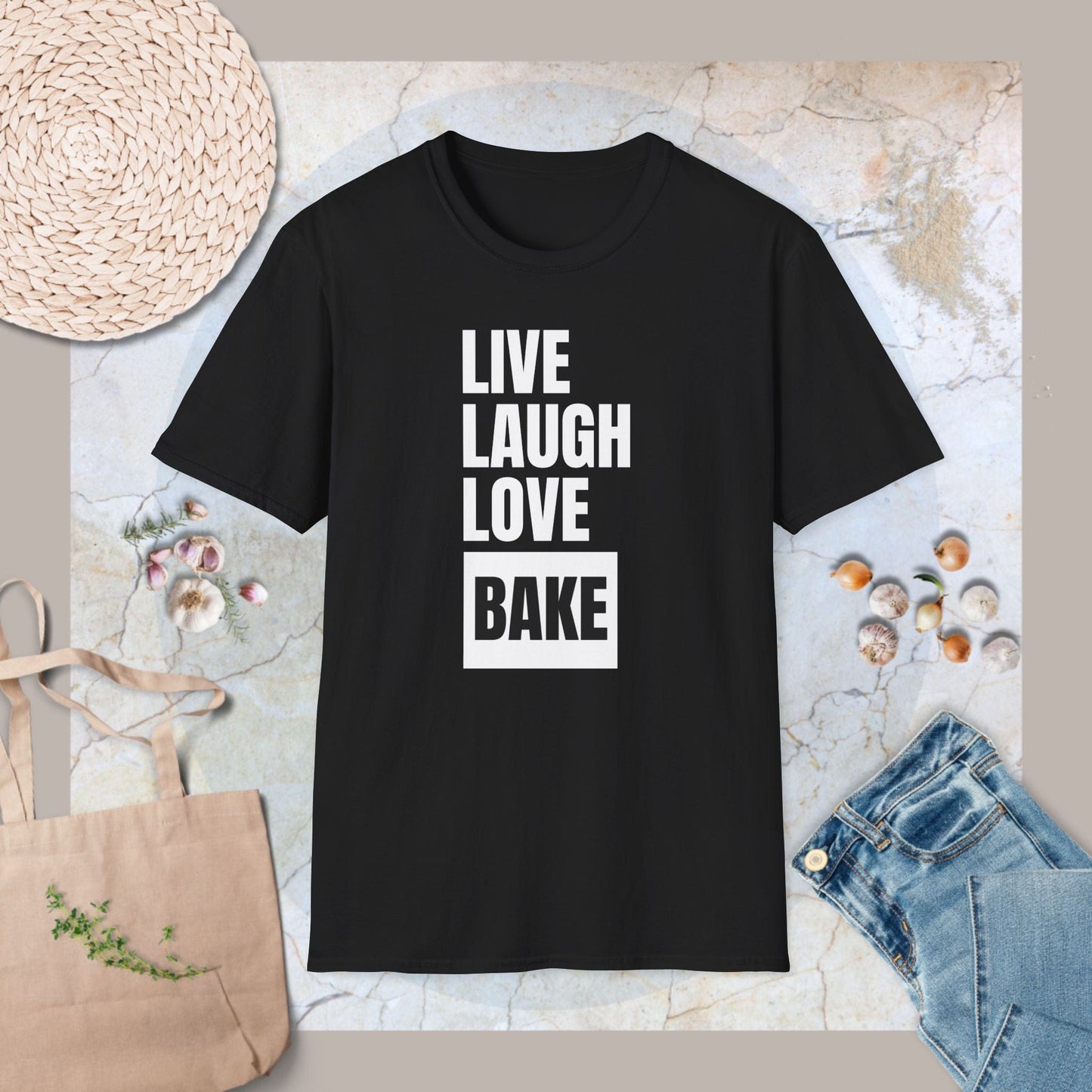Live, laugh,love,bake T-Shirt