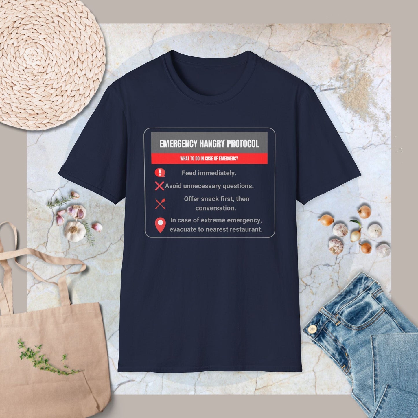 Emergency hangry protocol T-Shirt