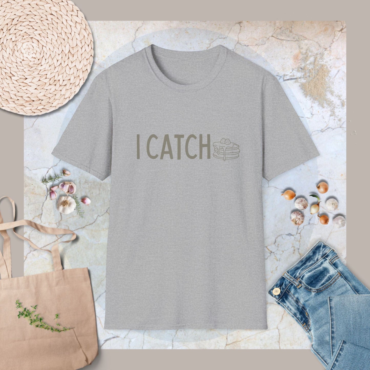 I flip / I catch Couple T-Shirt