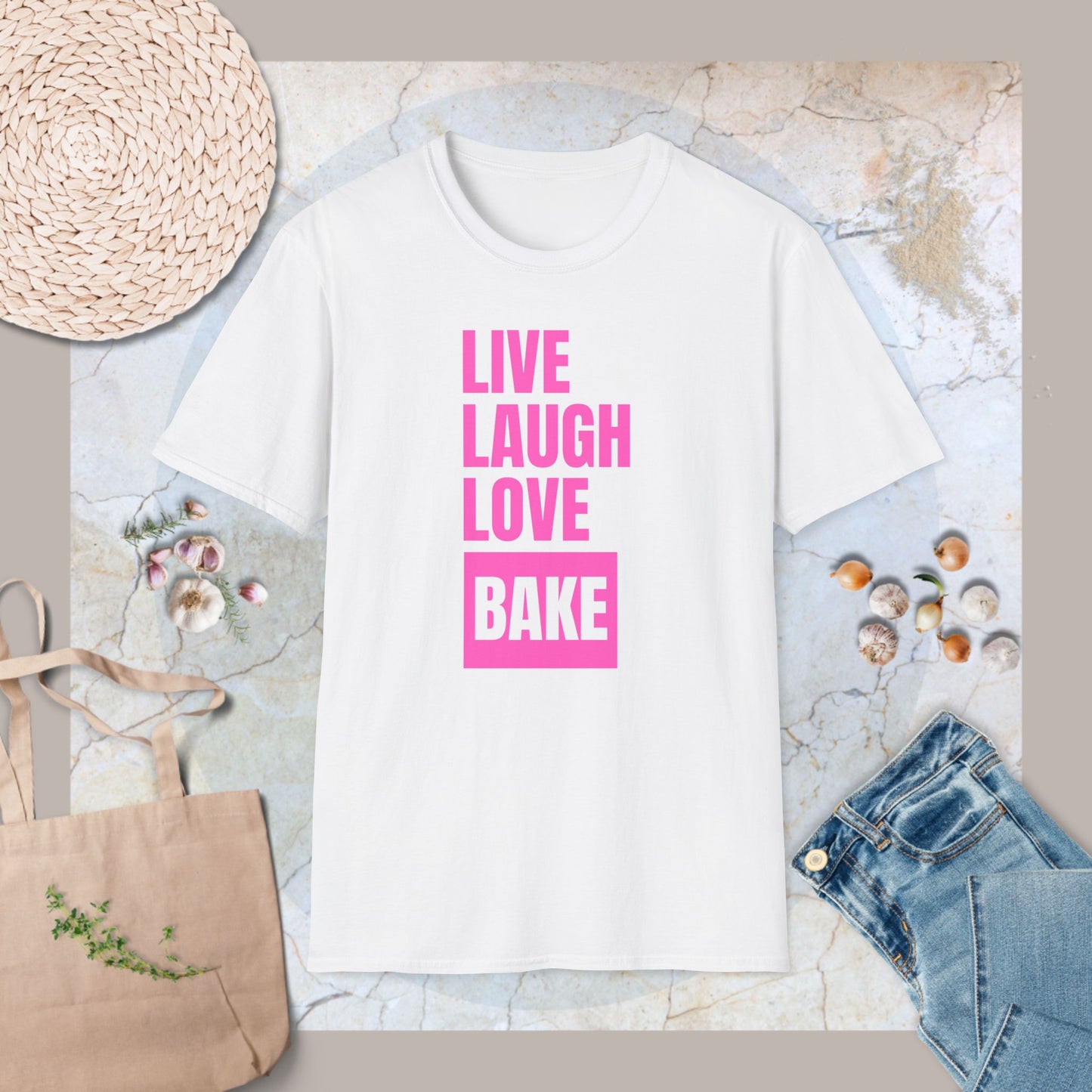Live, laugh,love,bake T-Shirt