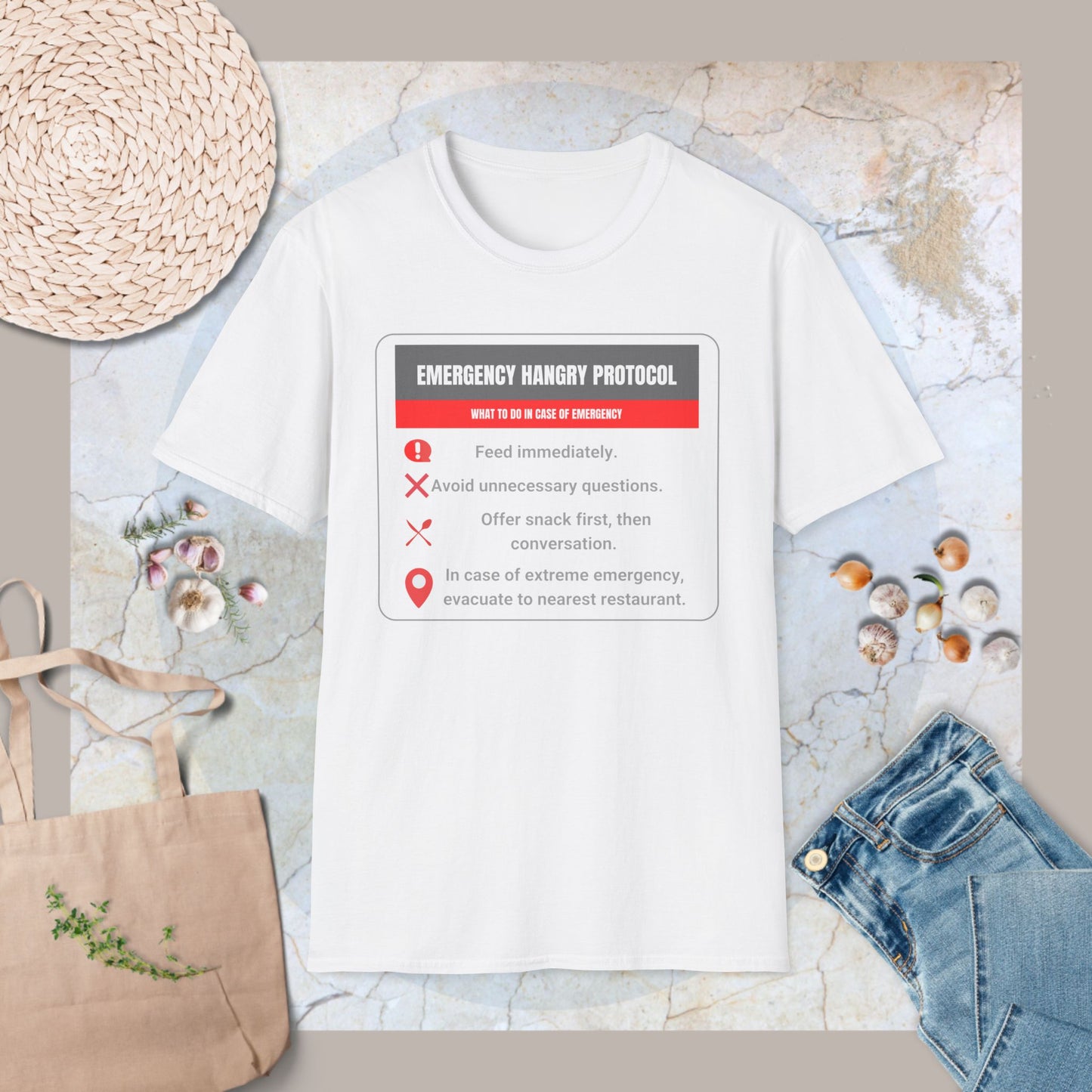 Emergency hangry protocol T-Shirt
