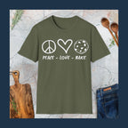 Peace,love,bake T-Shirt