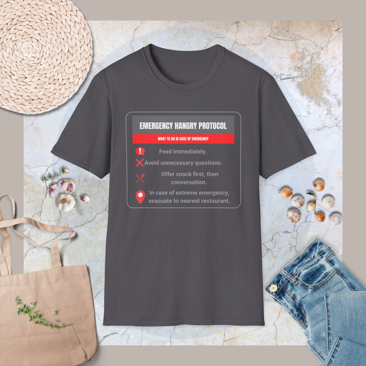 Emergency hangry protocol T-Shirt