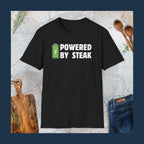 Powered by steak T-Shirt