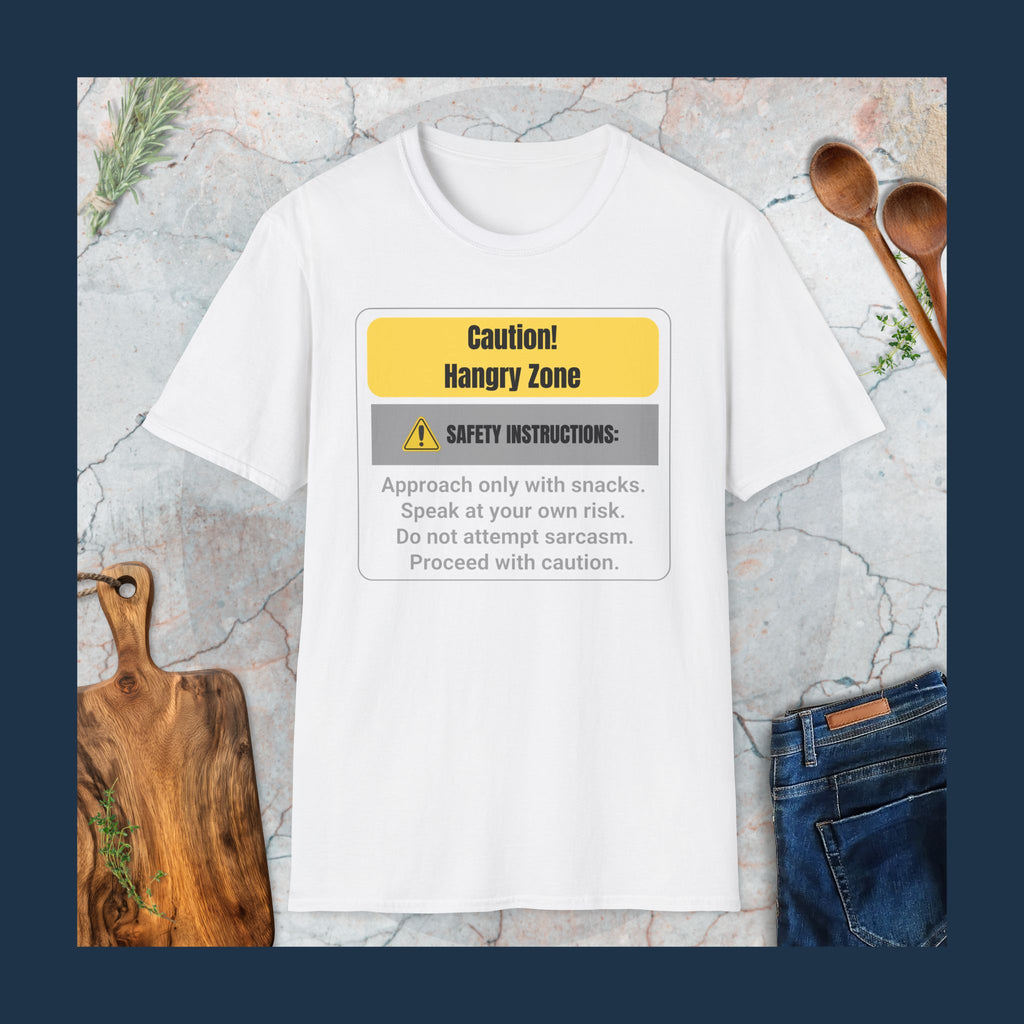 Hangry Zone Safety Instructions T-Shirt