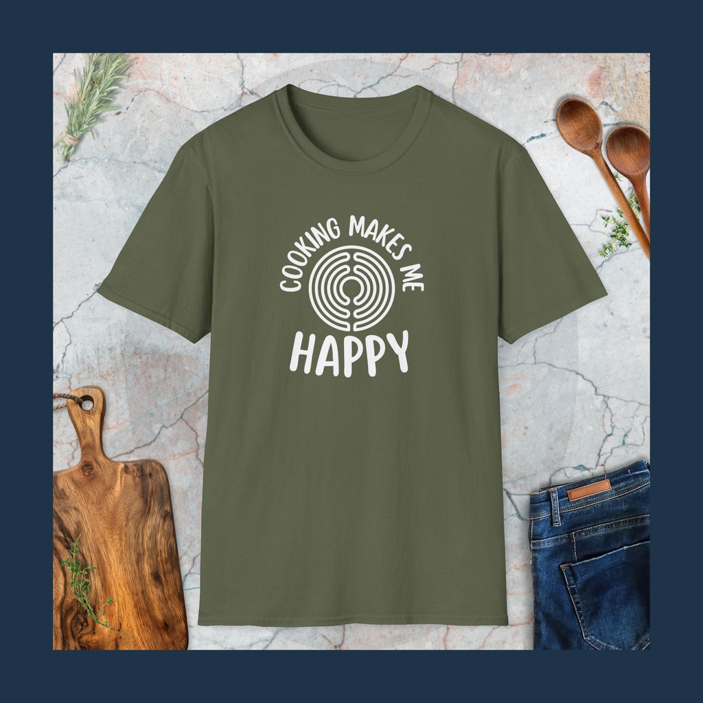 Cooking makes me happy T-Shirt