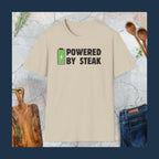 Powered by steak T-Shirt