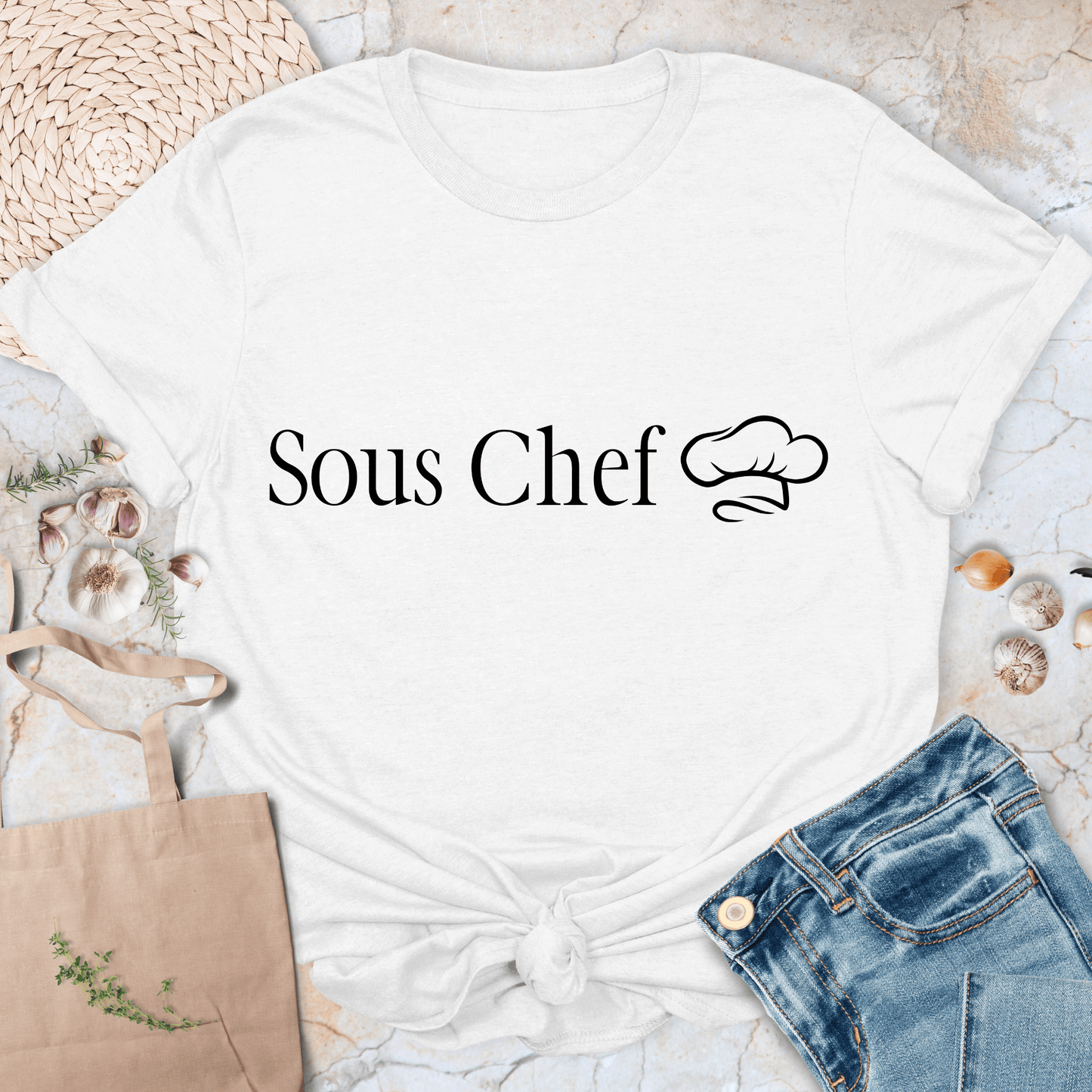 Head Chef/Sous Chef Couple T-Shirt