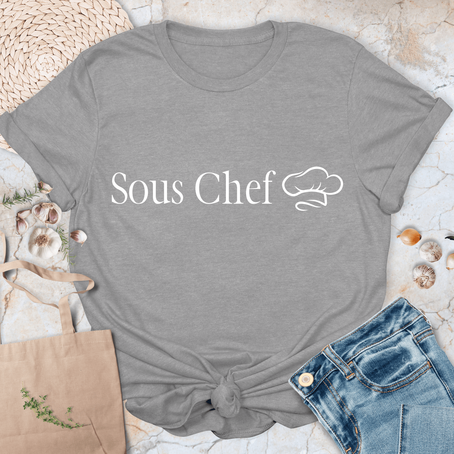 Head Chef/Sous Chef Couple T-Shirt