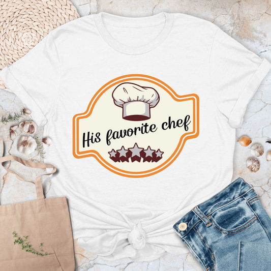 His/Her favorite Chef Couple T-Shirt