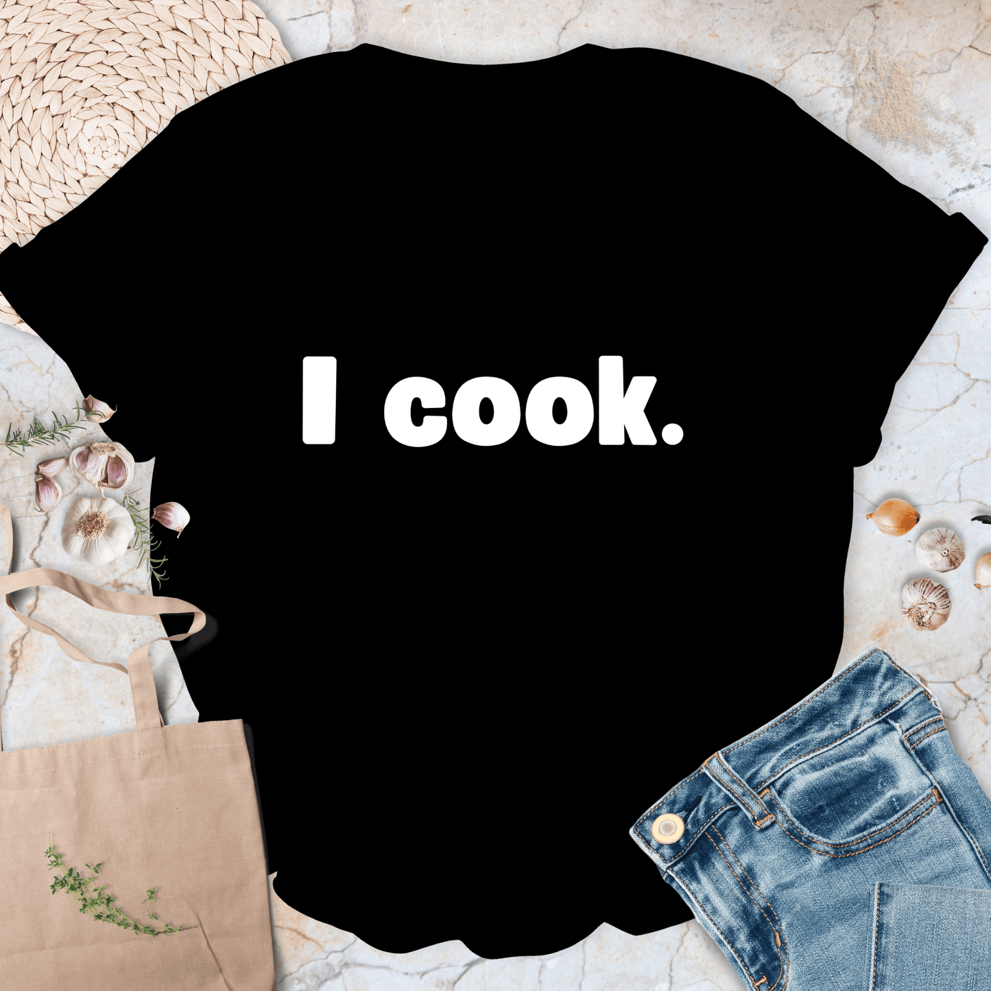 I cook / I clean Couple T-Shirt