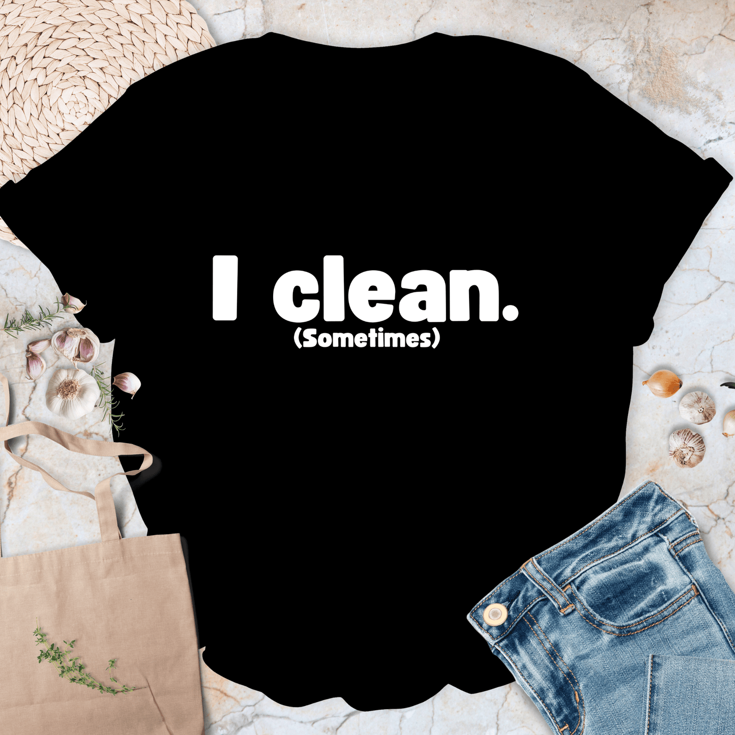 I cook / I clean Couple T-Shirt