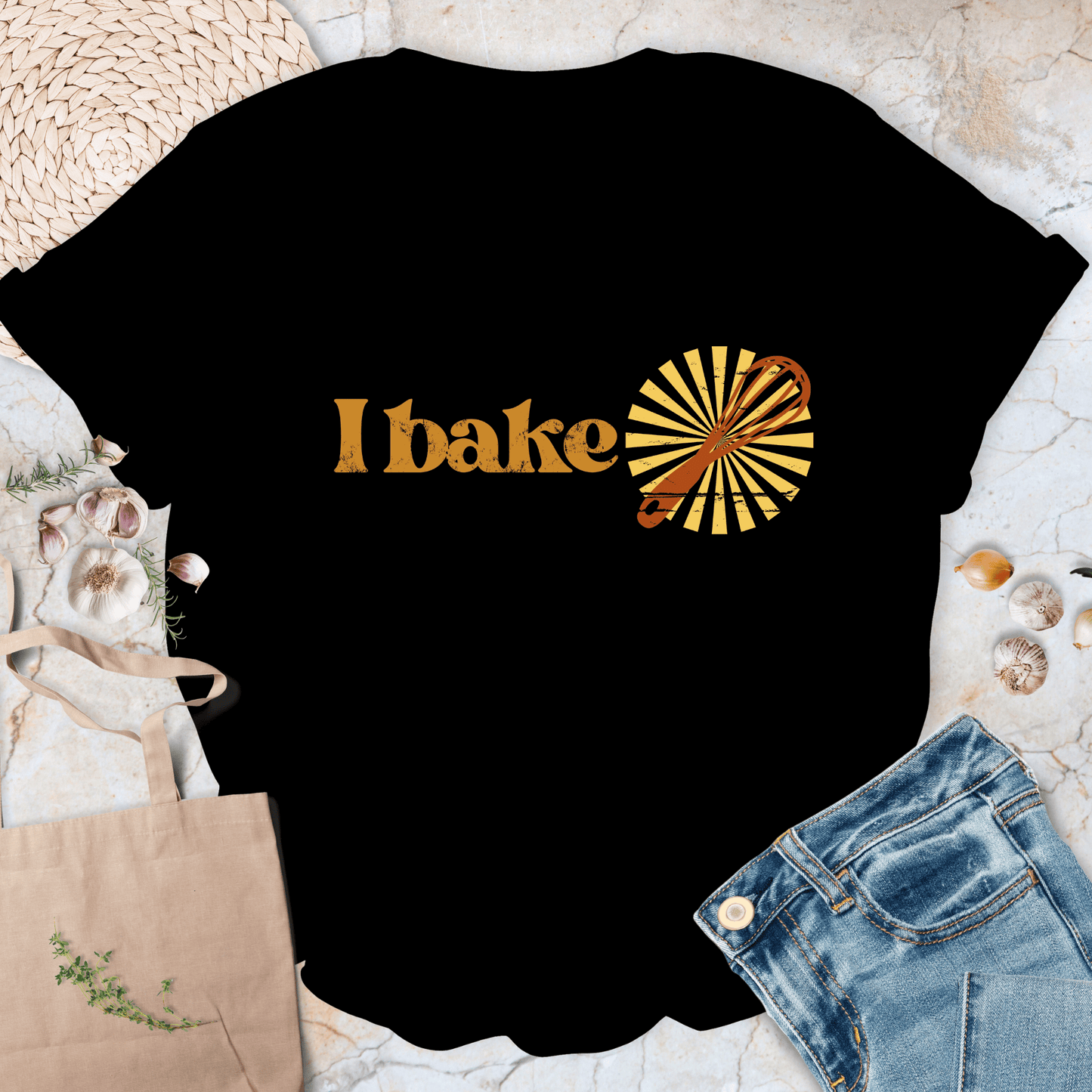 I bake / I taste test Couple T-Shirt