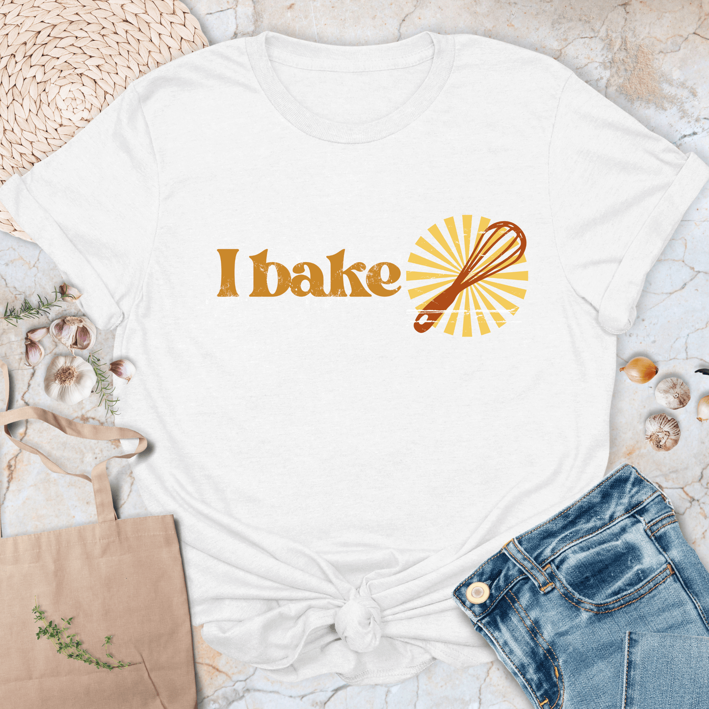 I bake / I taste test Couple T-Shirt
