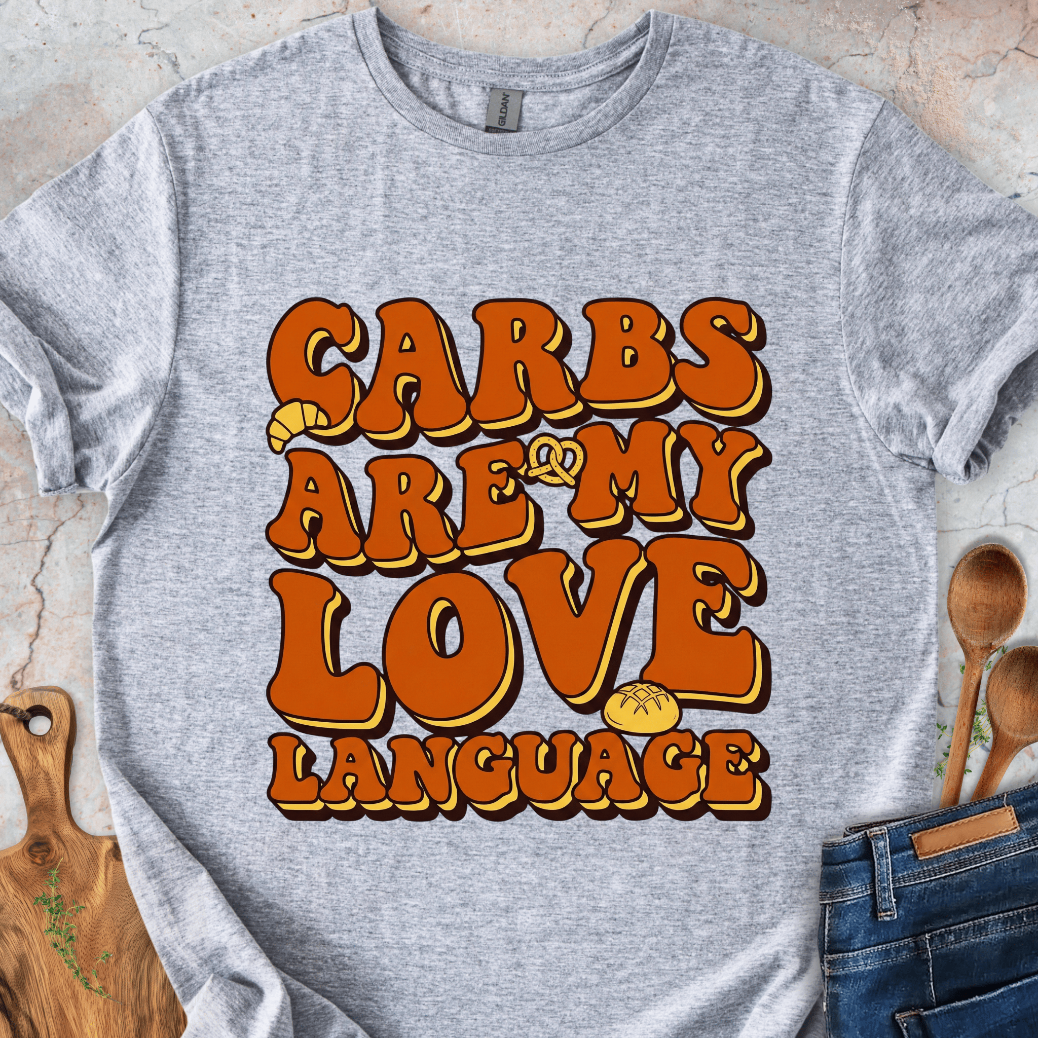 Carbs Are My Love Language T-Shirt