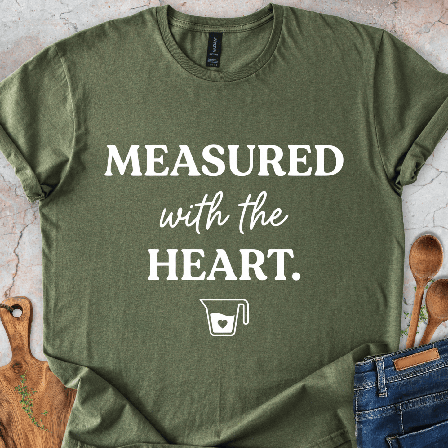 Measured with the heart T-Shirt