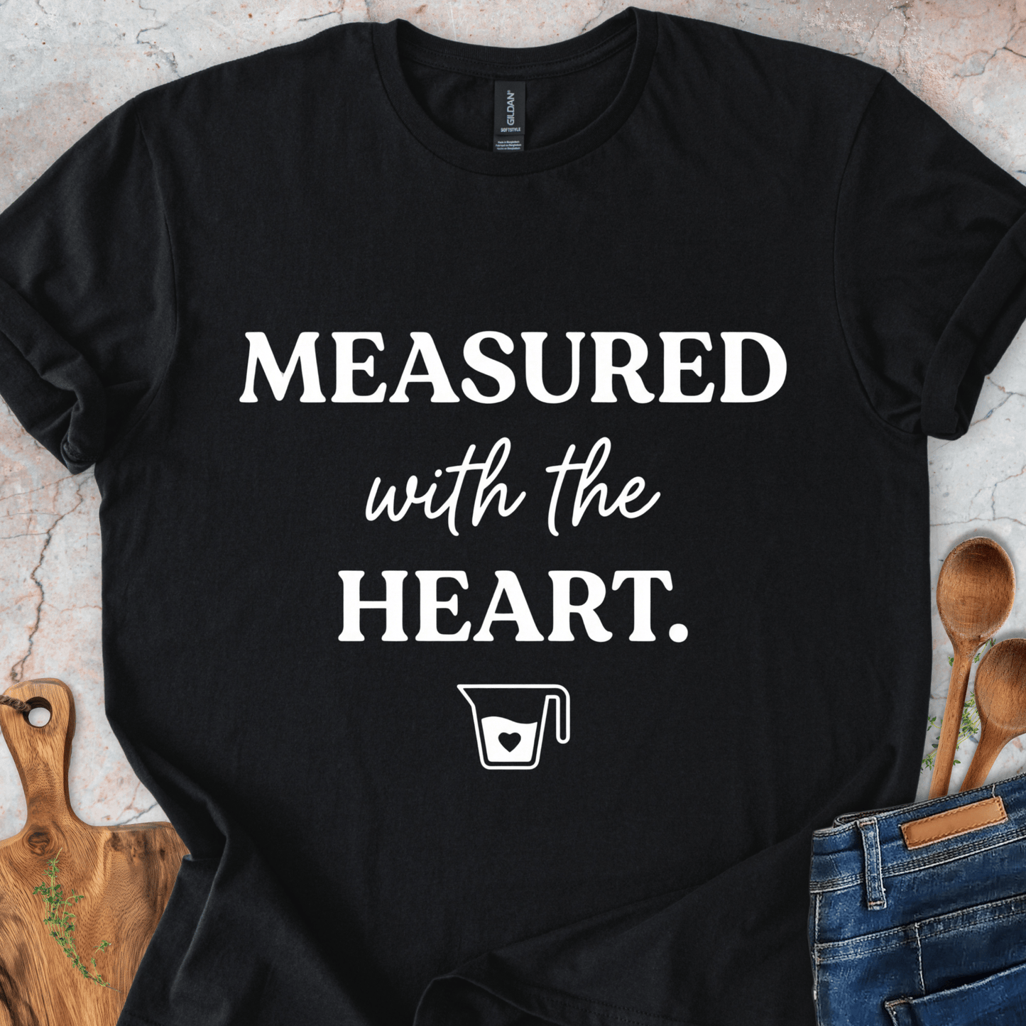 Measured with the heart T-Shirt