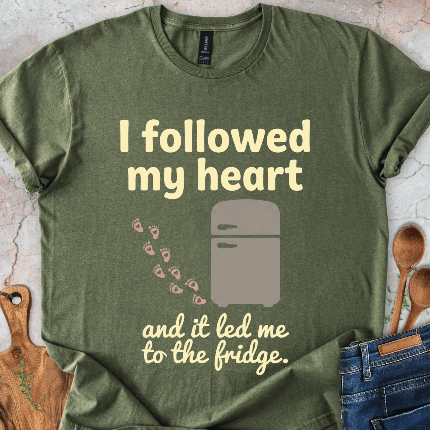I followed my heart and it led me to the fridge T-Shirt