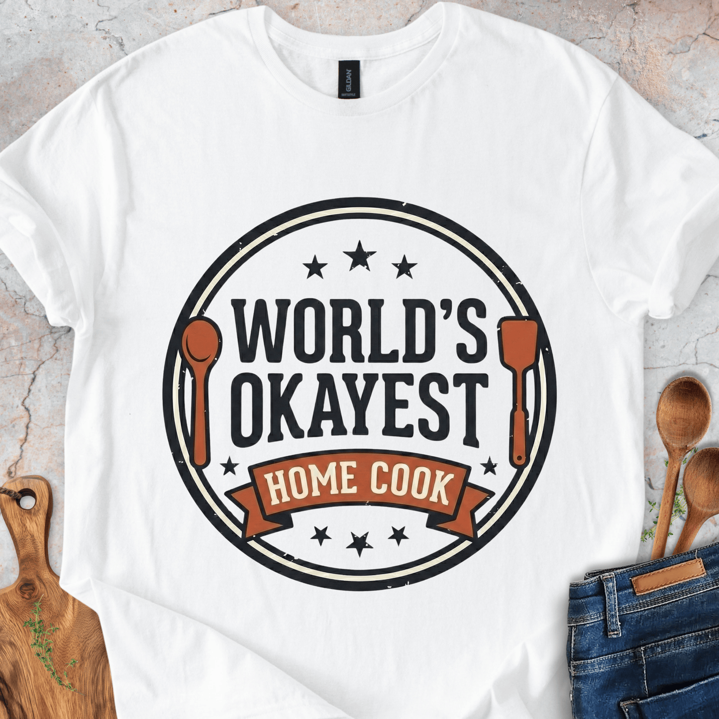 World's Okayest Home Cook T-Shirt