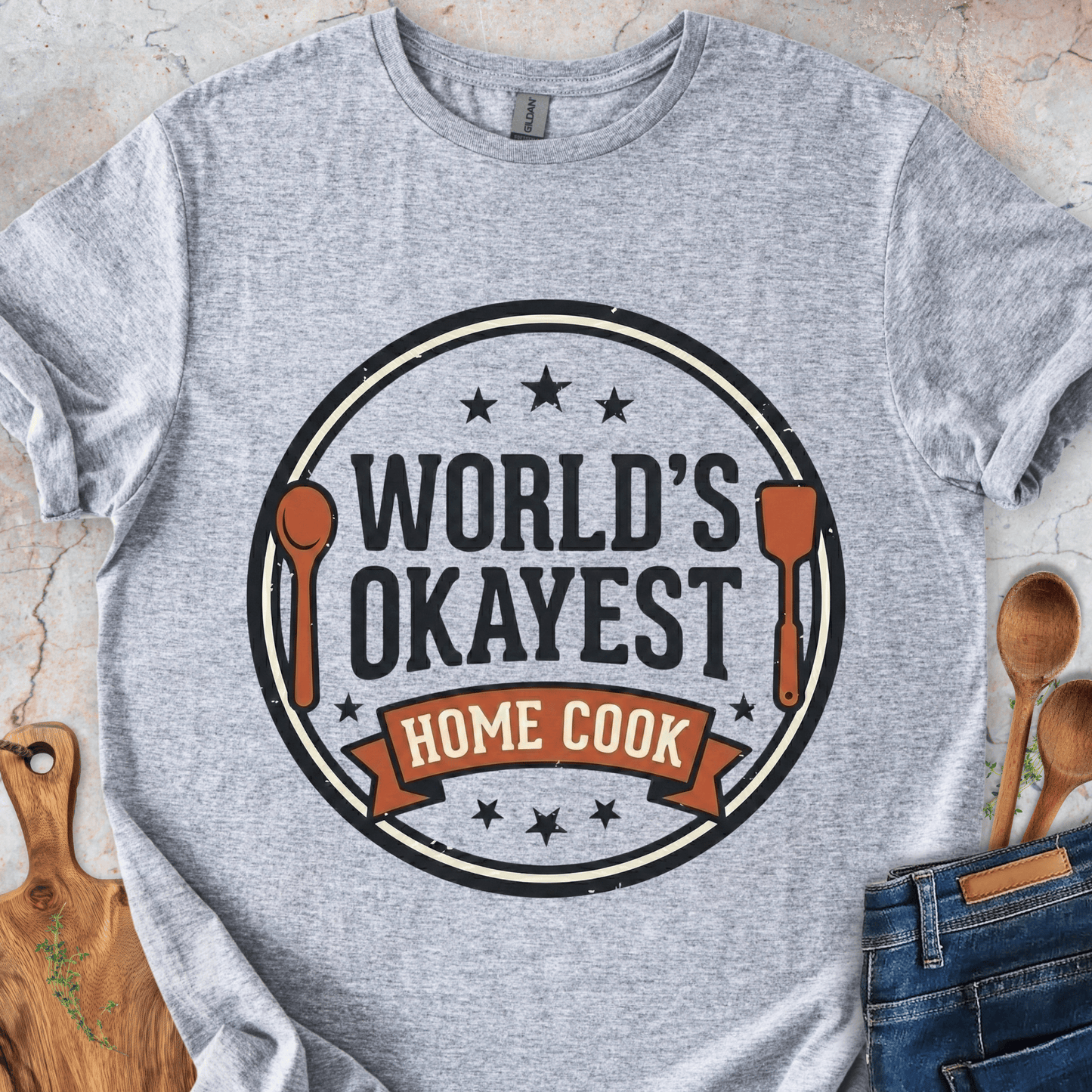 World's Okayest Home Cook T-Shirt