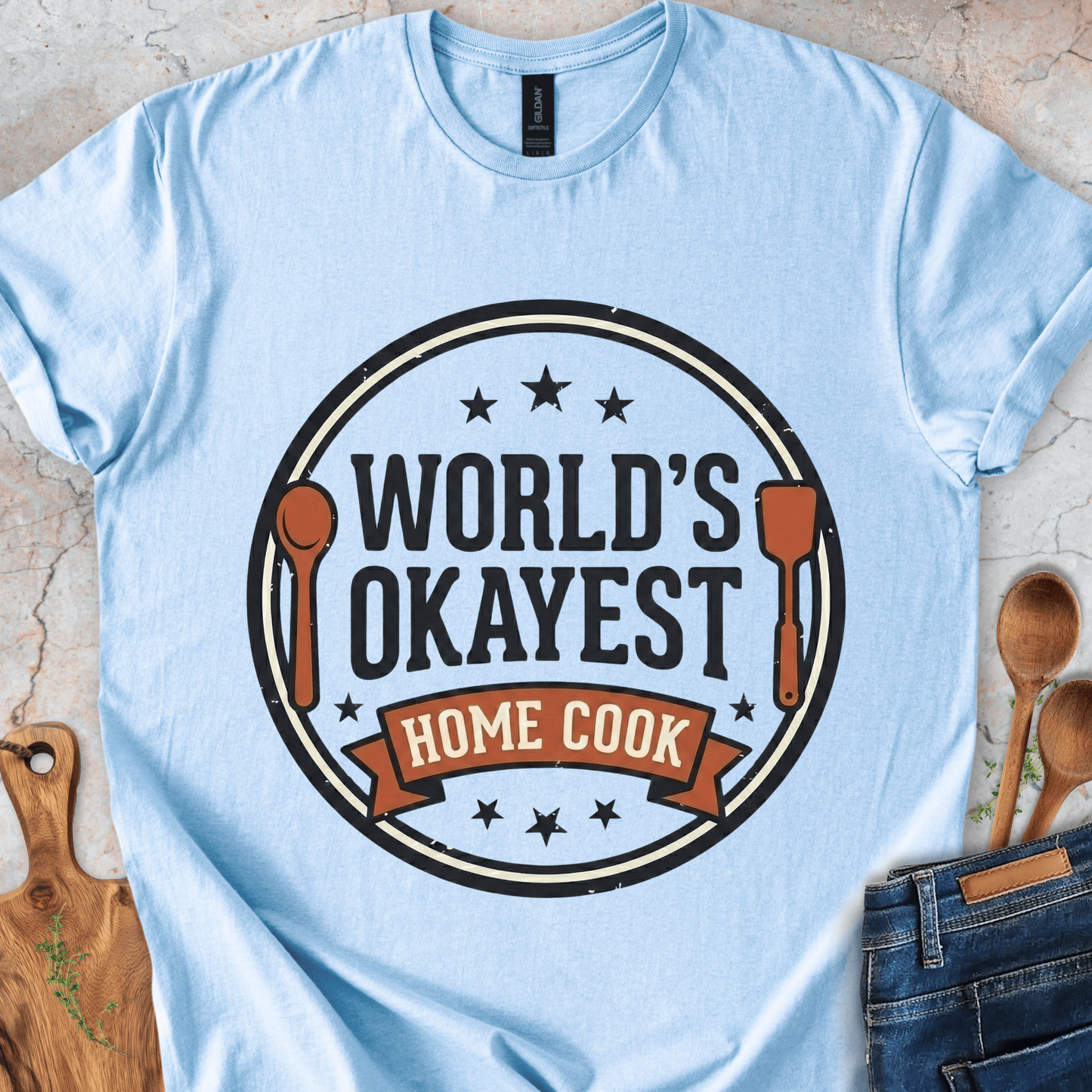 World's Okayest Home Cook T-Shirt