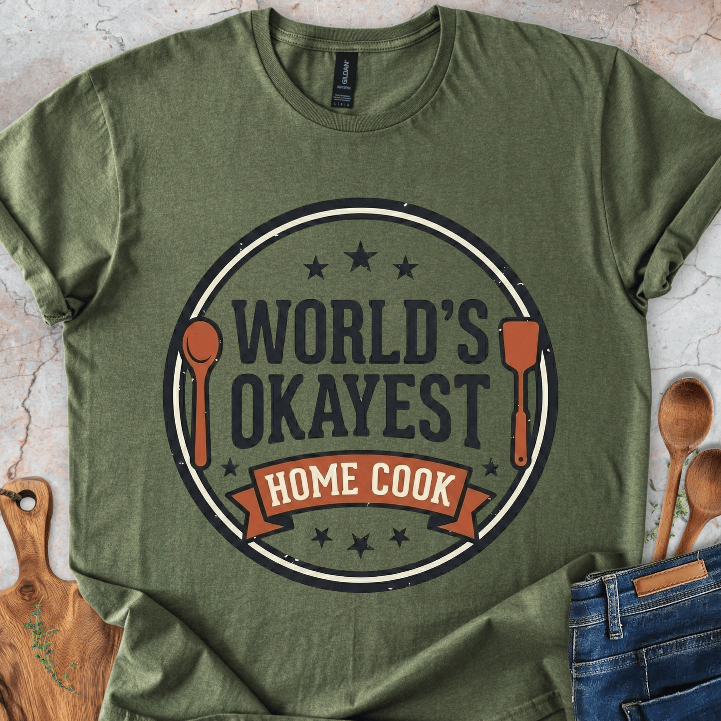 World's Okayest Home Cook T-Shirt
