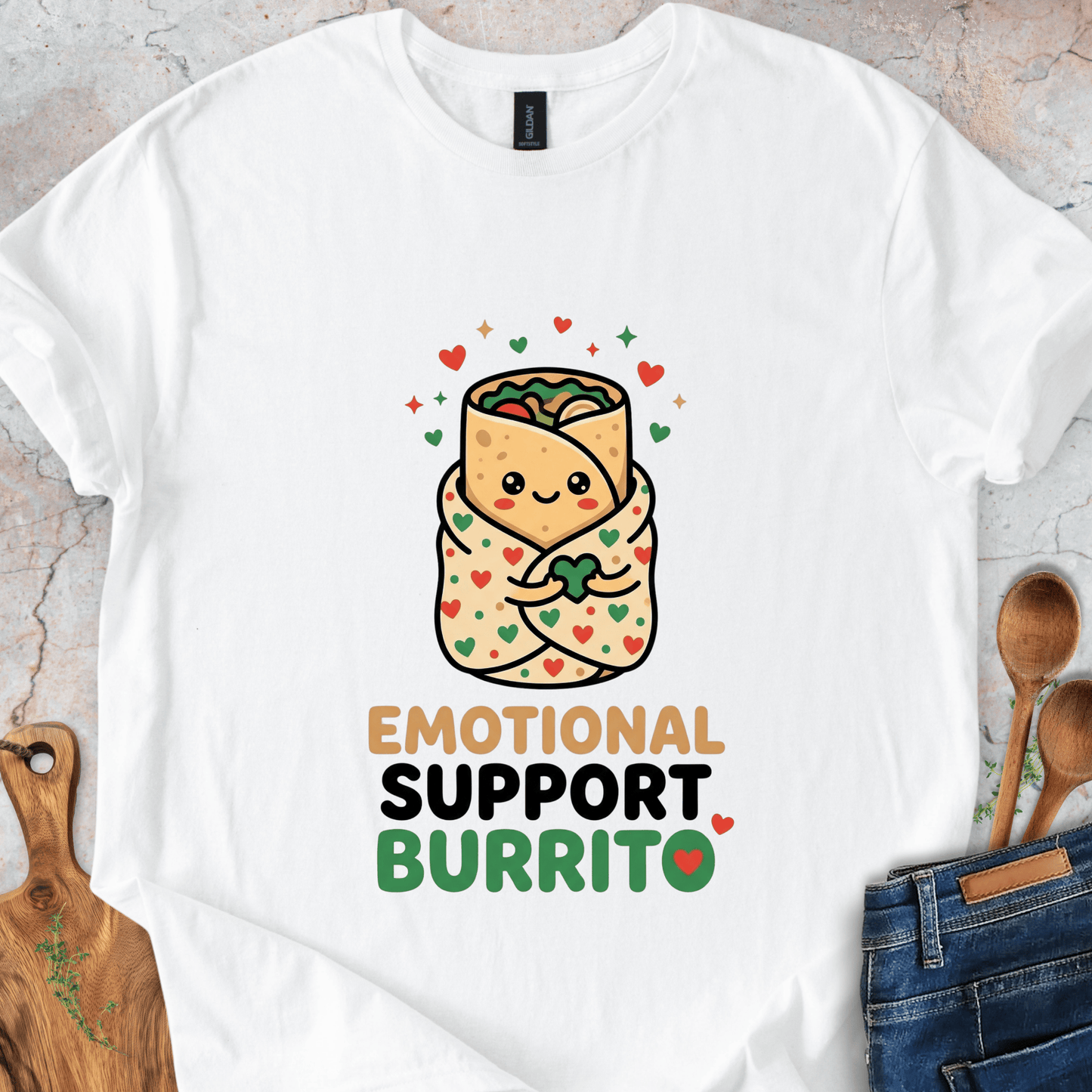 Emotional Support Burrito T-Shirt