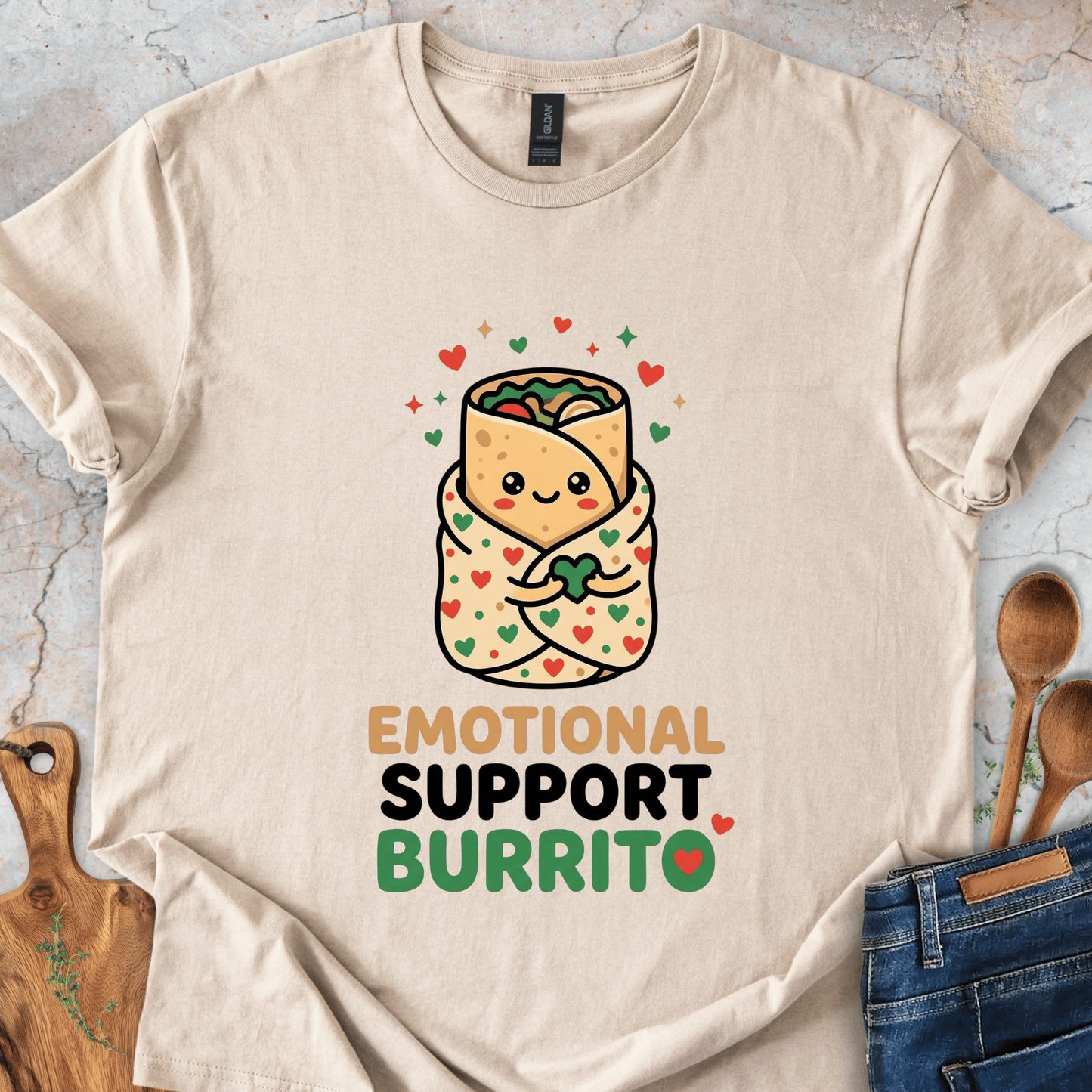 Emotional Support Burrito T-Shirt