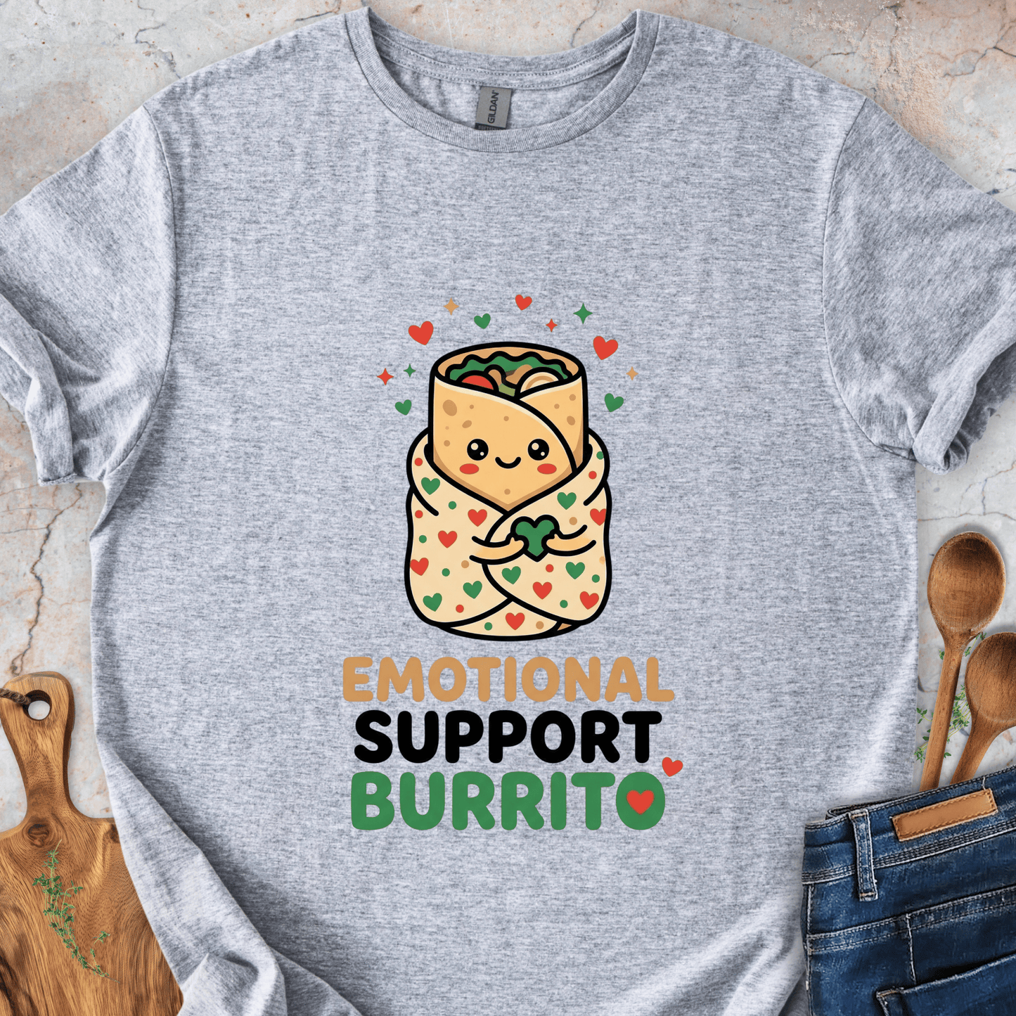 Emotional Support Burrito T-Shirt