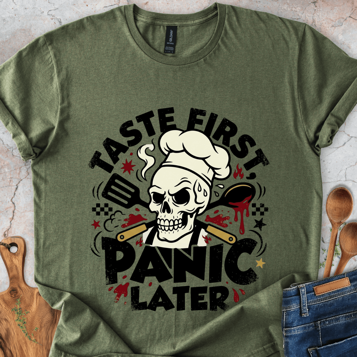 Taste First, Panic Later T-Shirt