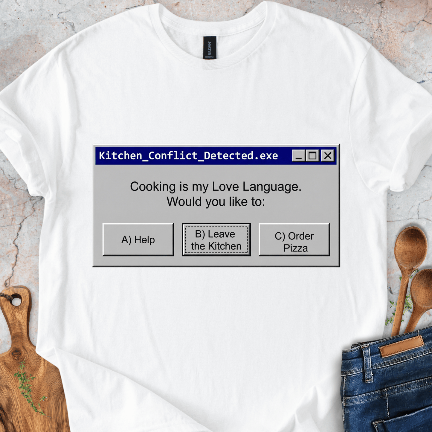 Kitchen Conflict Detected T-Shirt