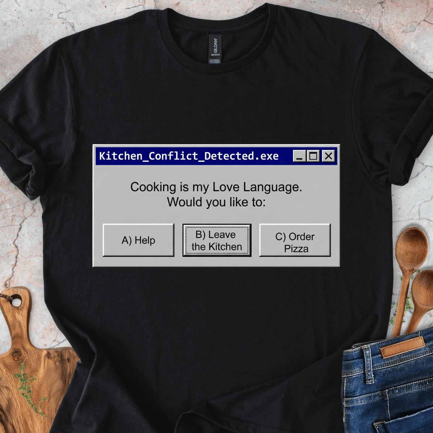 Kitchen Conflict Detected T-Shirt