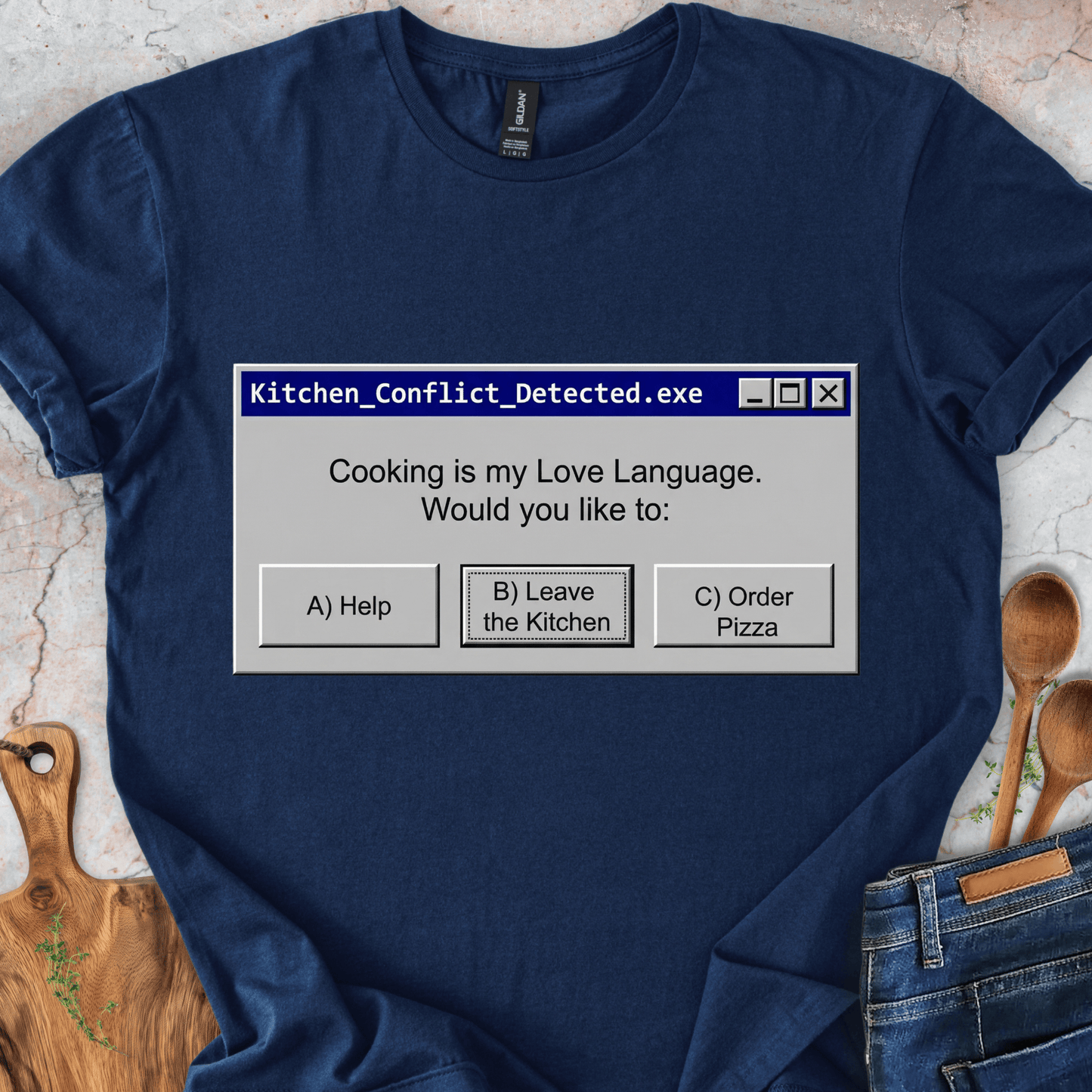 Kitchen Conflict Detected T-Shirt