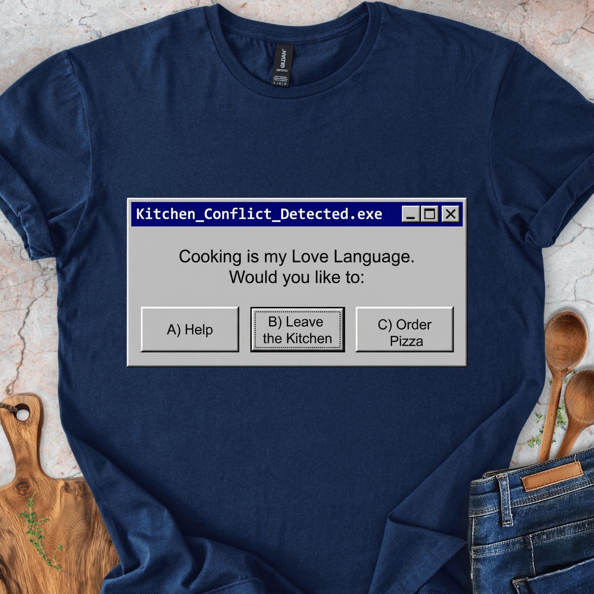 Kitchen Conflict Detected T-Shirt
