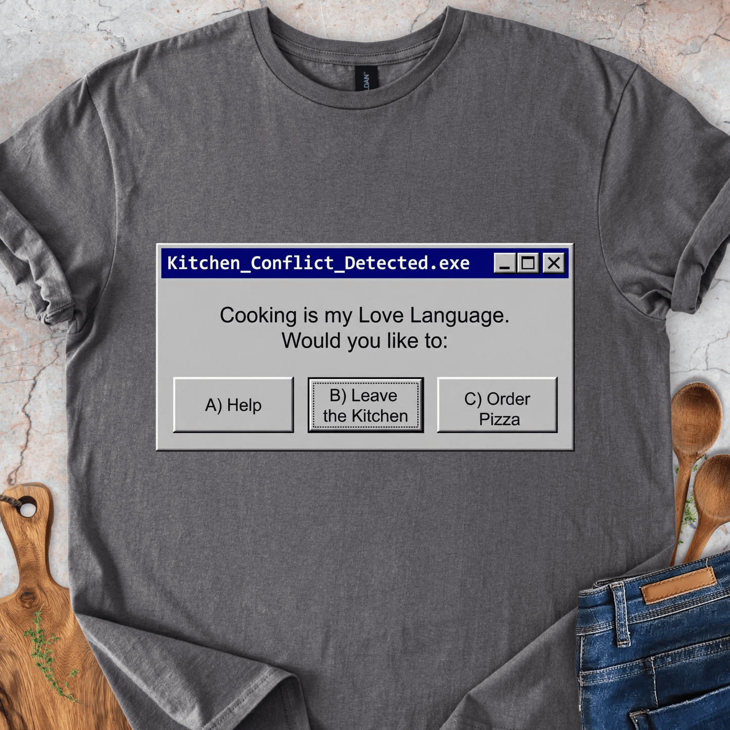 Kitchen Conflict Detected T-Shirt