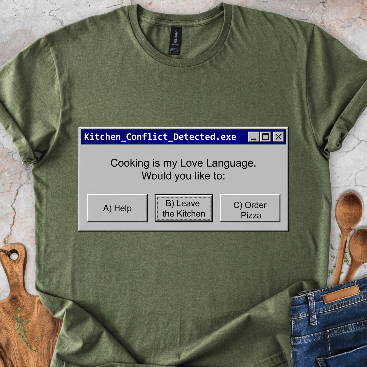 Kitchen Conflict Detected T-Shirt
