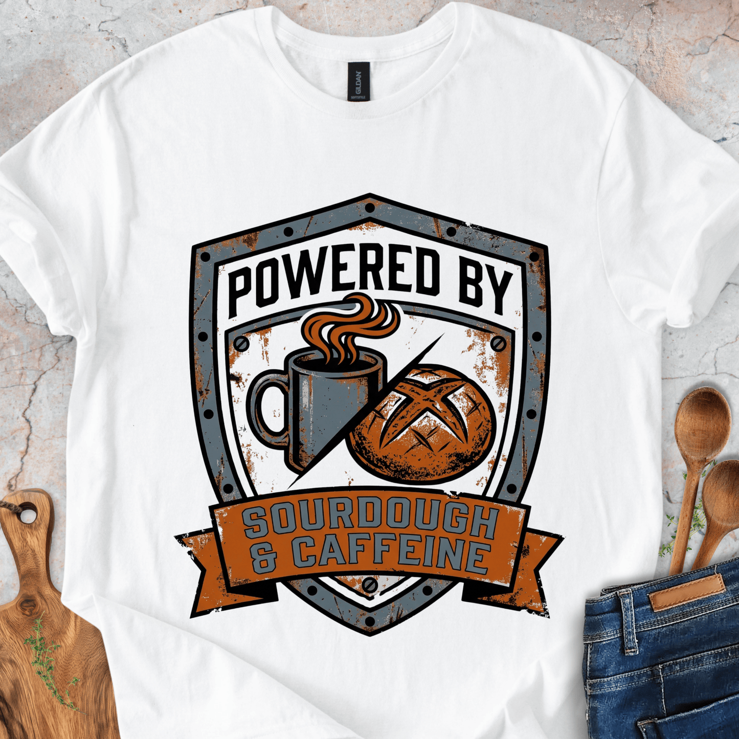 Powered By Sourdough&Caffeine T-Shirt