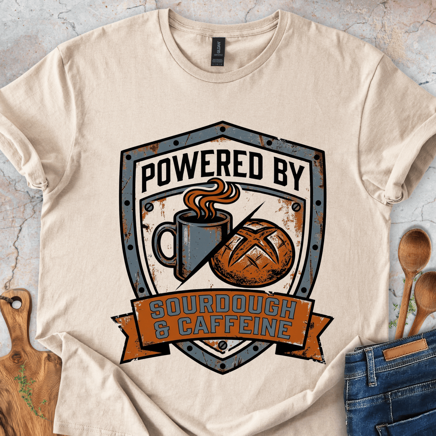 Powered By Sourdough&Caffeine T-Shirt