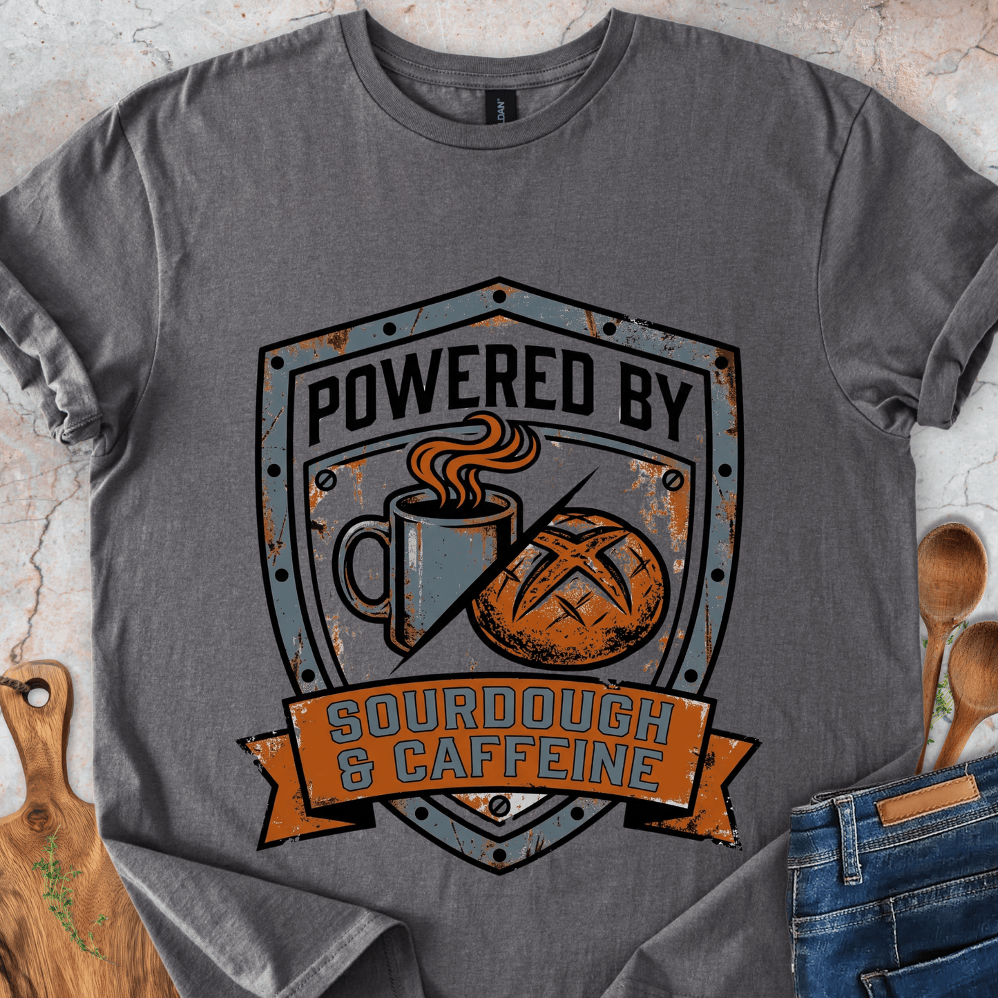 Powered By Sourdough&Caffeine T-Shirt