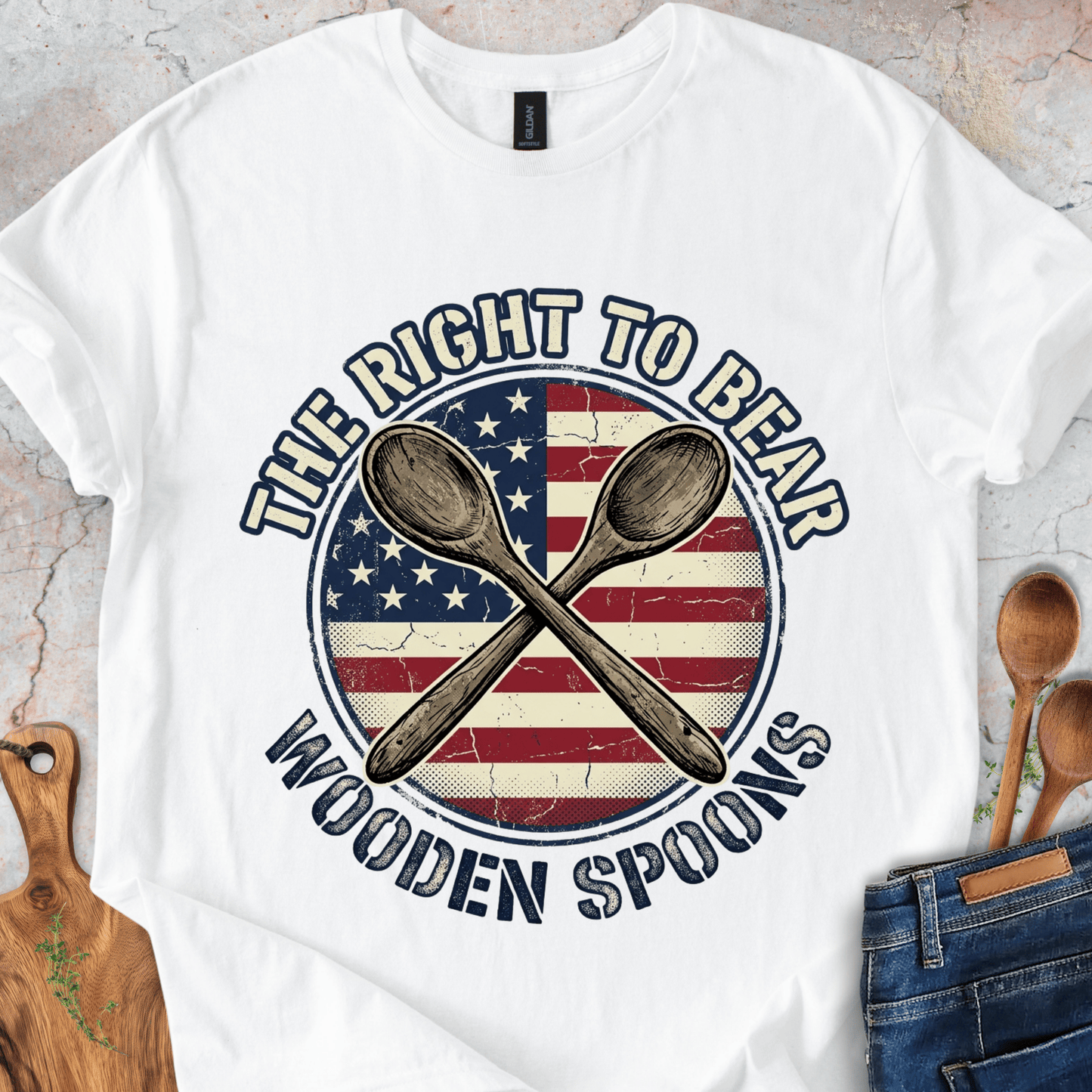 The Right To Bear Wooden Spoons T-Shirt