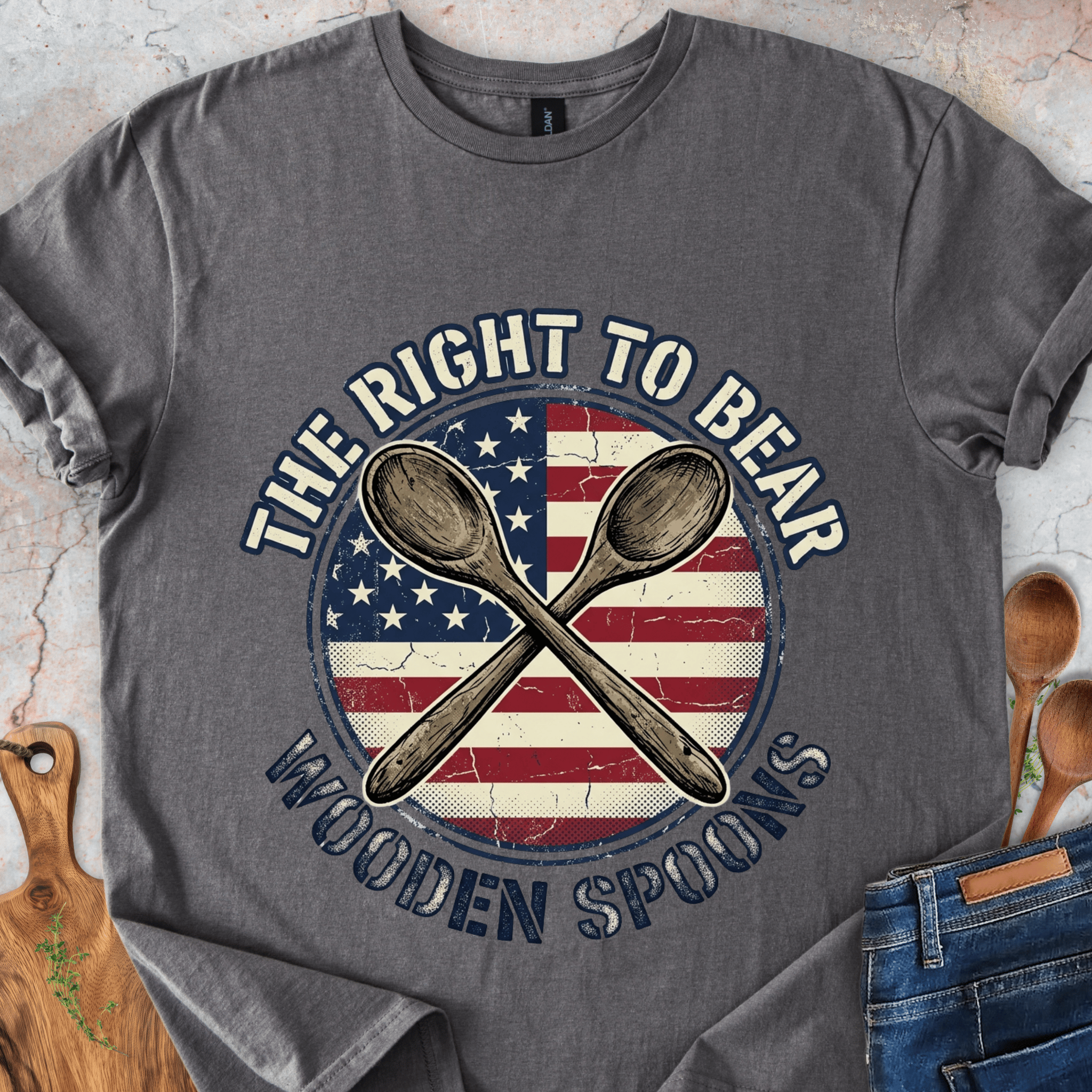 The Right To Bear Wooden Spoons T-Shirt