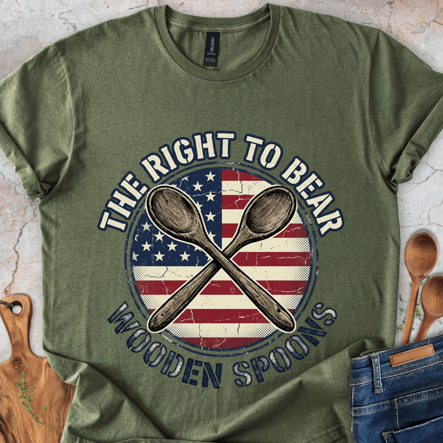 The Right To Bear Wooden Spoons T-Shirt
