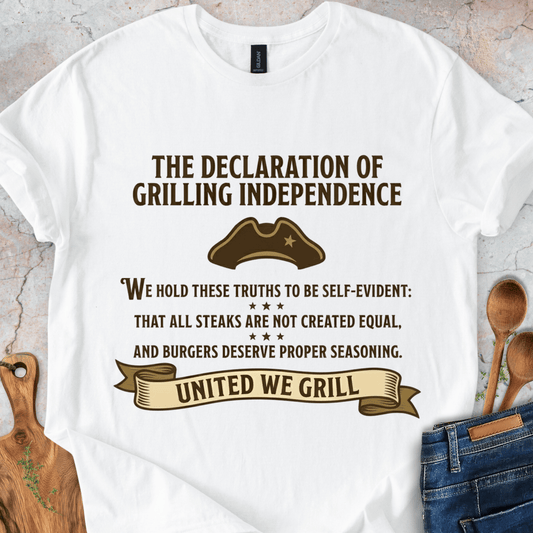 The Declaration Of Grilling Independence T-Shirt