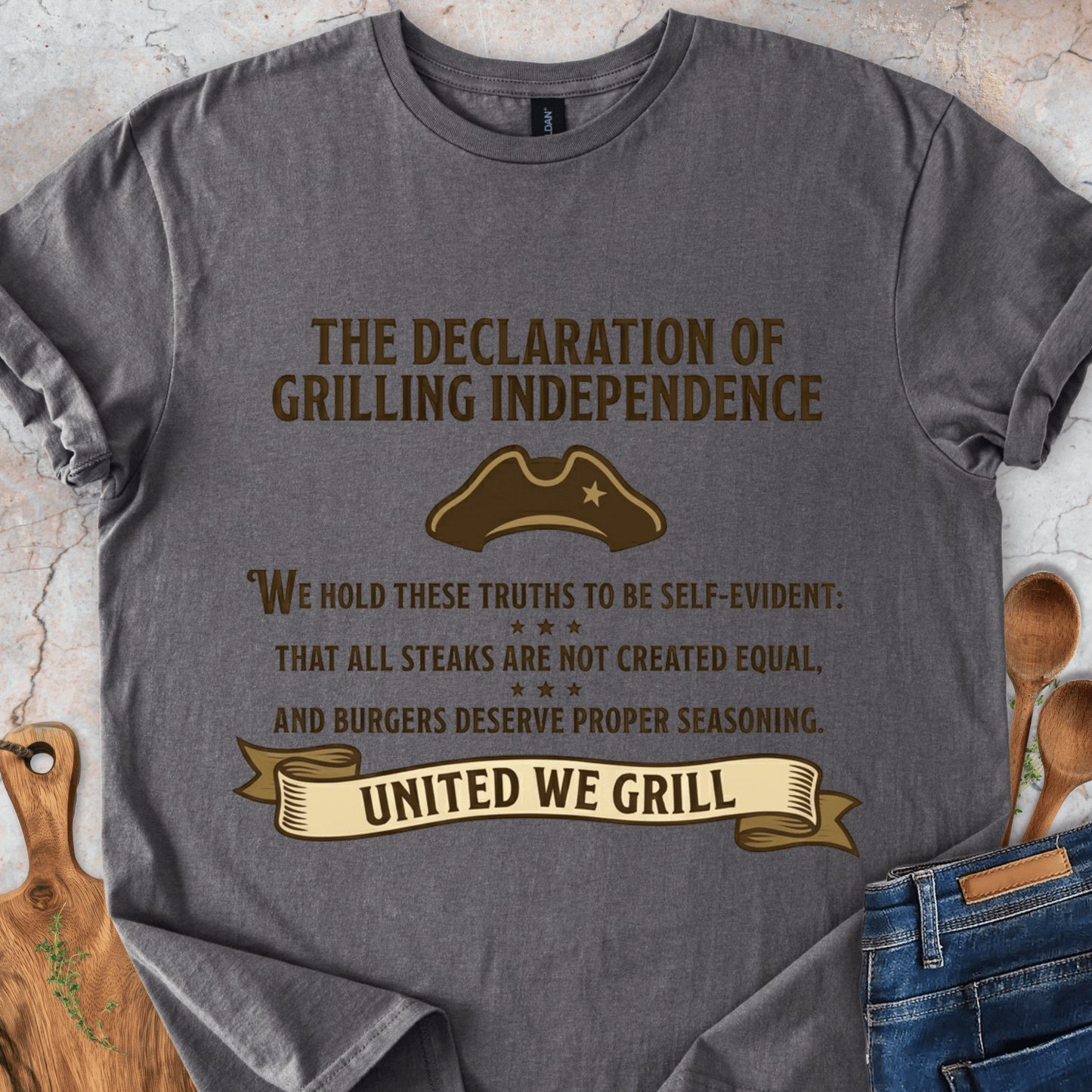 The Declaration Of Grilling Independence T-Shirt
