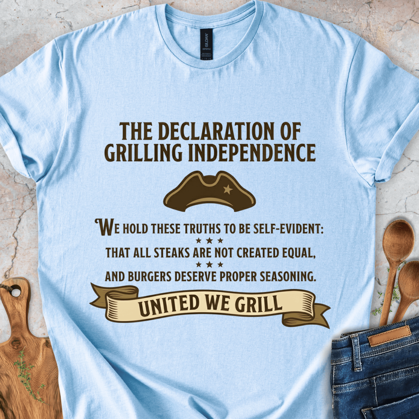 The Declaration Of Grilling Independence T-Shirt
