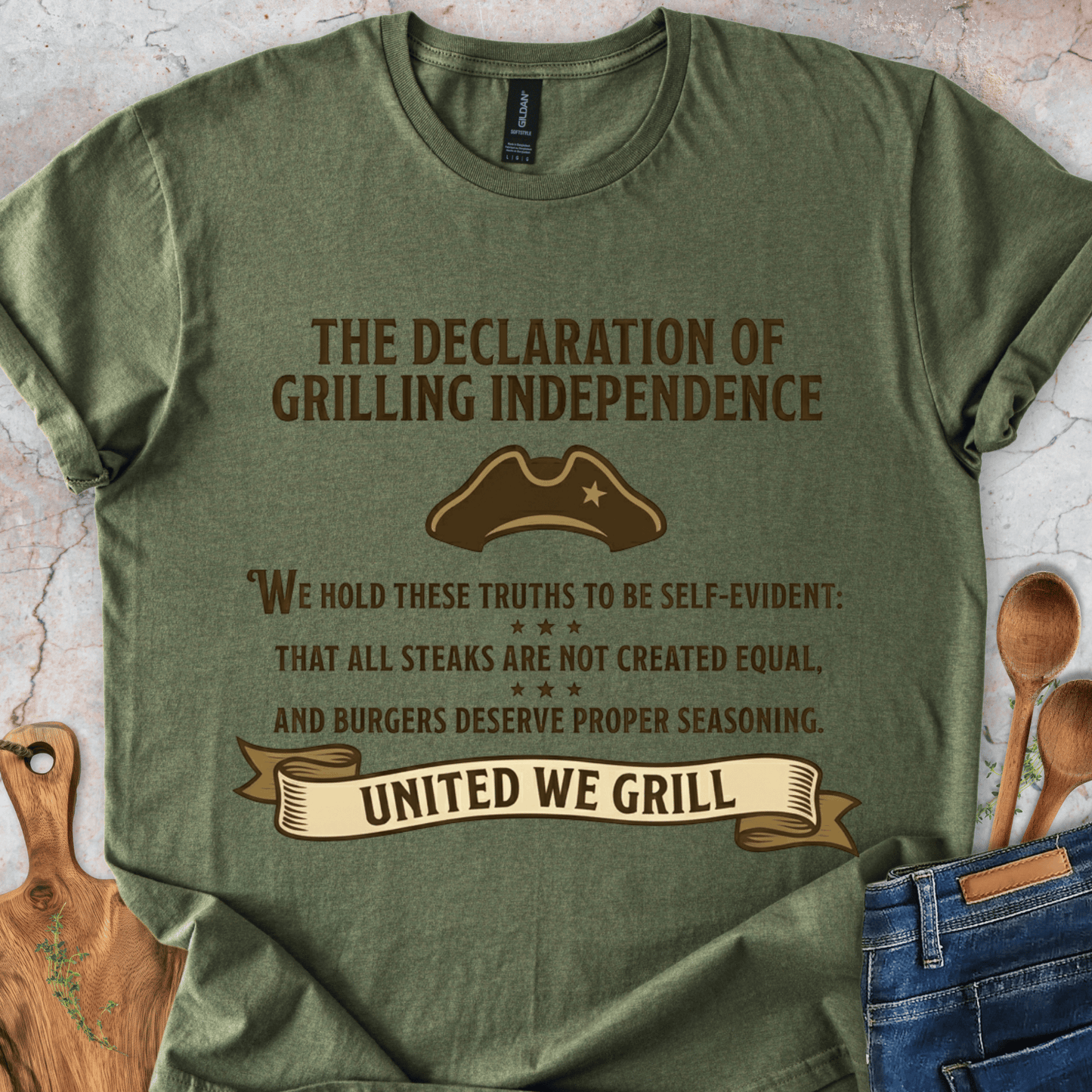 The Declaration Of Grilling Independence T-Shirt